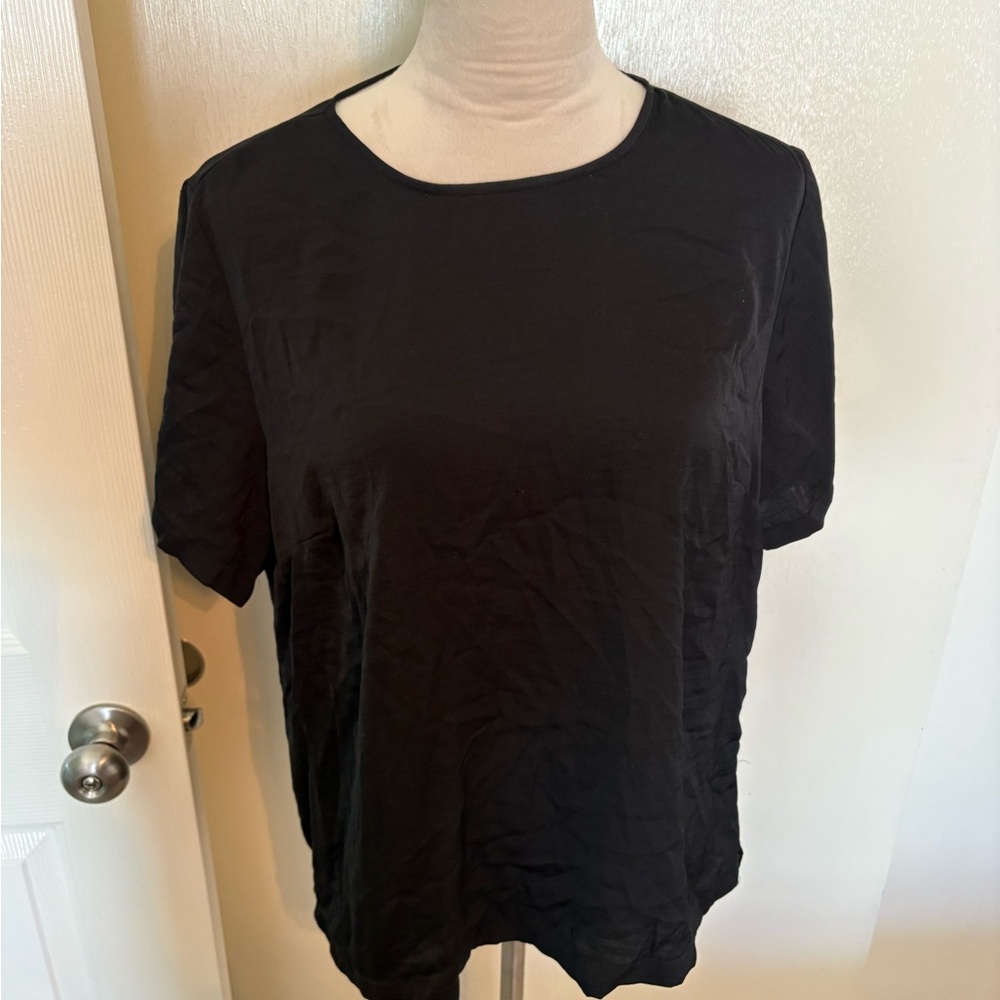 a new day Black Short Sleeve Tee